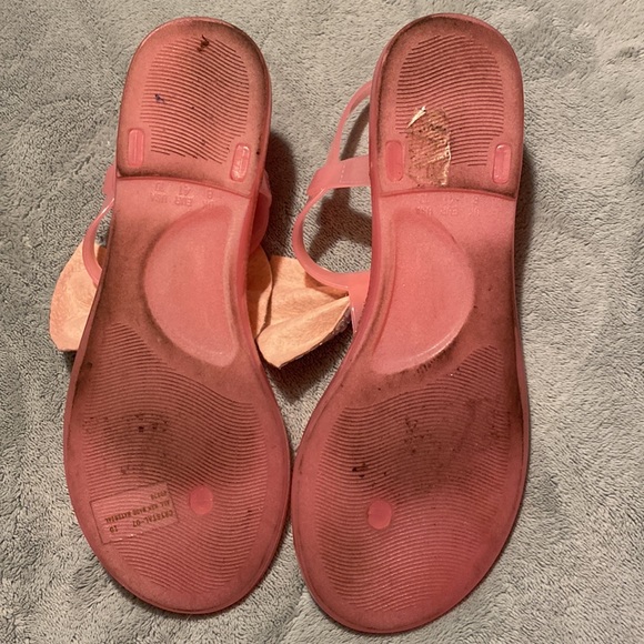 Rhinestone Bow Jelly Sandals - Picture 5 of 5